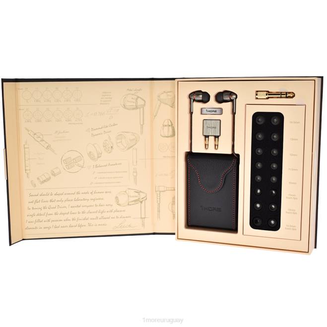 gris 1MORE pistonbuds pro PB8X23 auriculares 1MORE auriculares internos con controlador cuádruple