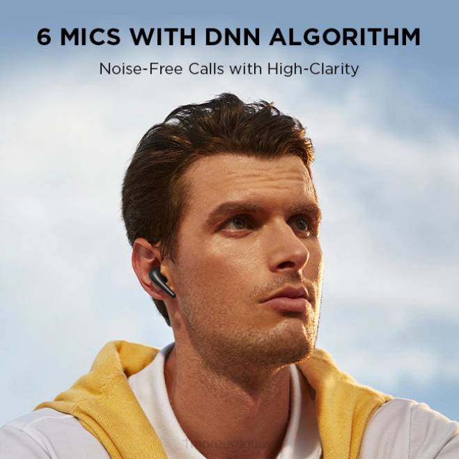 negro 1MORE sonoflow PB8X16 auriculares 1MORE Auriculares aero true wireless con cancelación activa de ruido